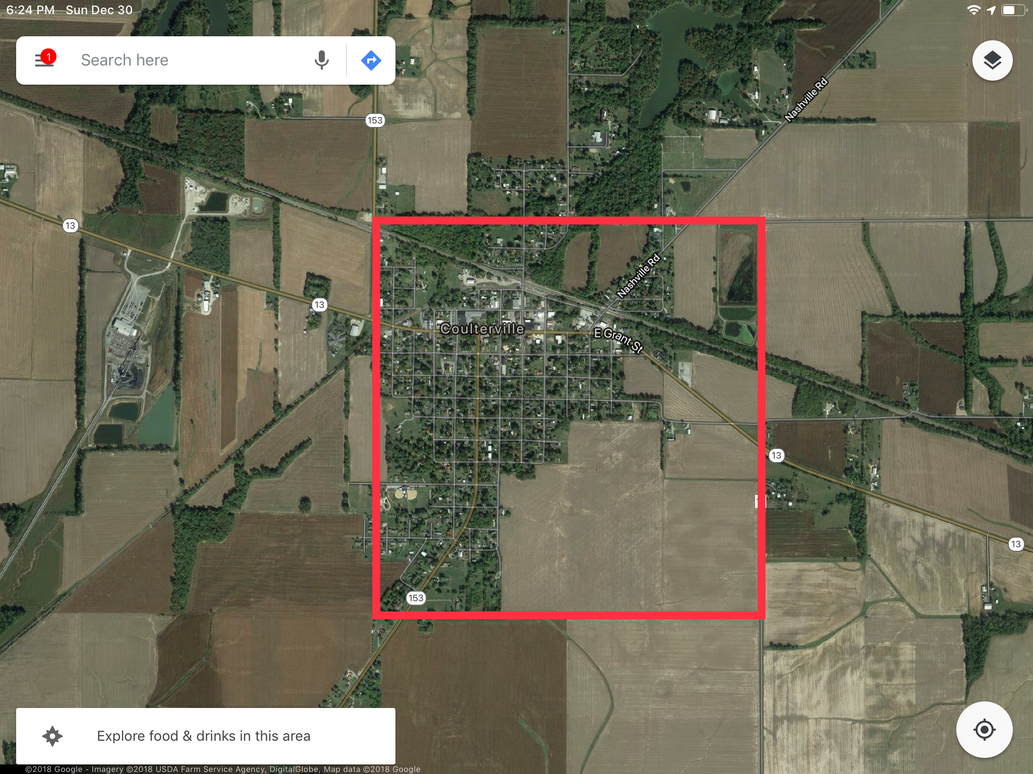 What Does 100 Acres Look Like On A Map Over 100 Acres Of Mineral Rights, Illinois - Land Is Home