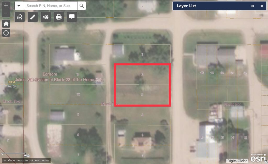 2 tiny home lots Edmore, North Dakota 14,000 Sq.Ft. LAND IS HOME