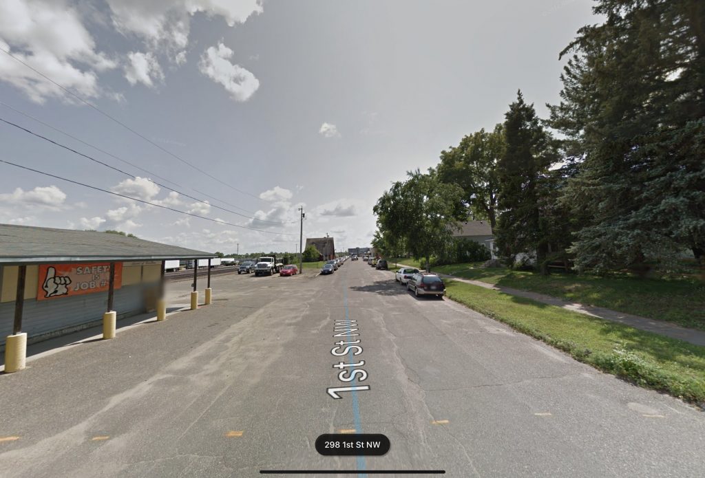 Residential lot downtown Little Falls, MN. LAND IS HOME
