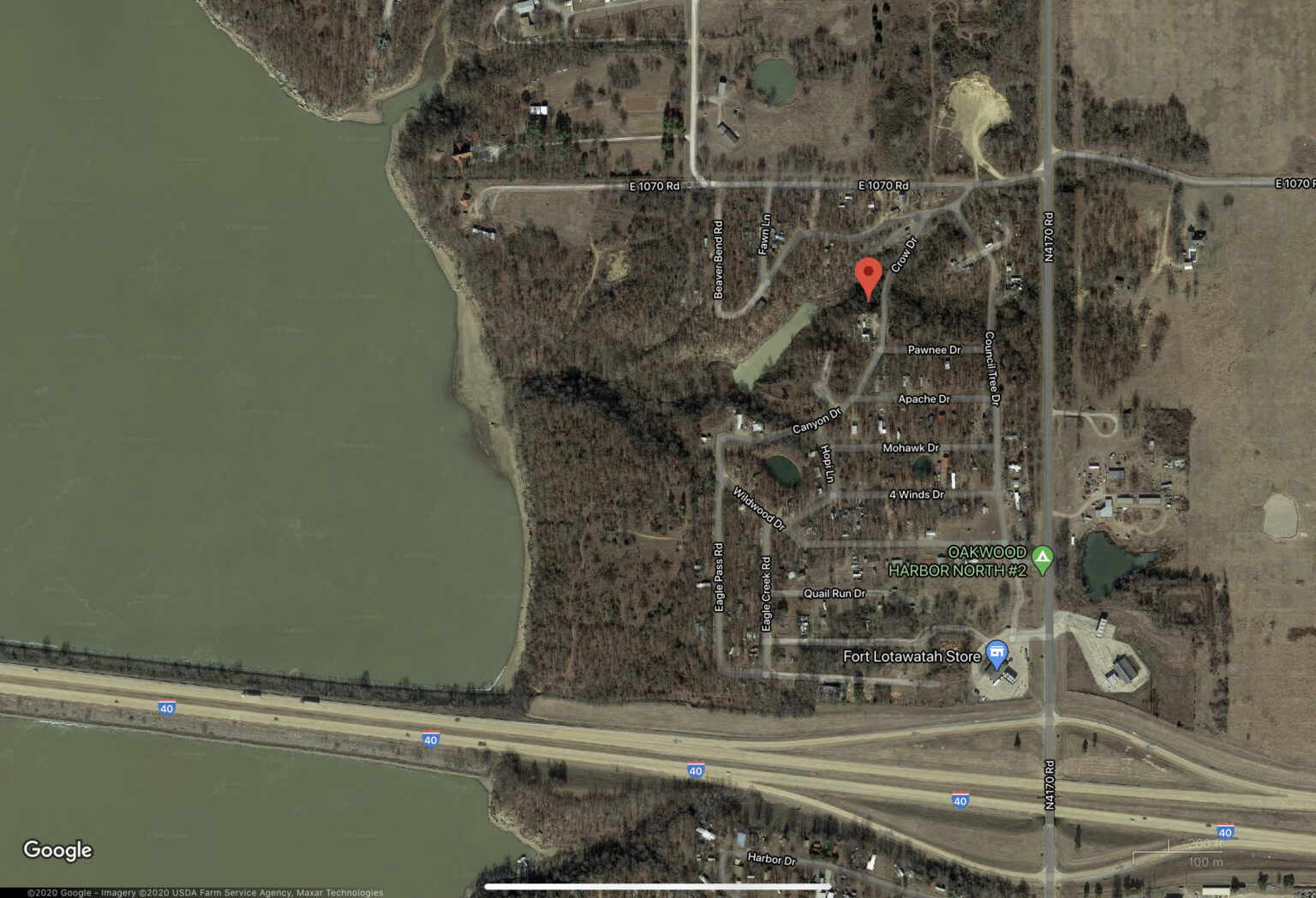 3 Tiny home lake community lots , Checotah, OK. 5,643 sq.ft. LAND