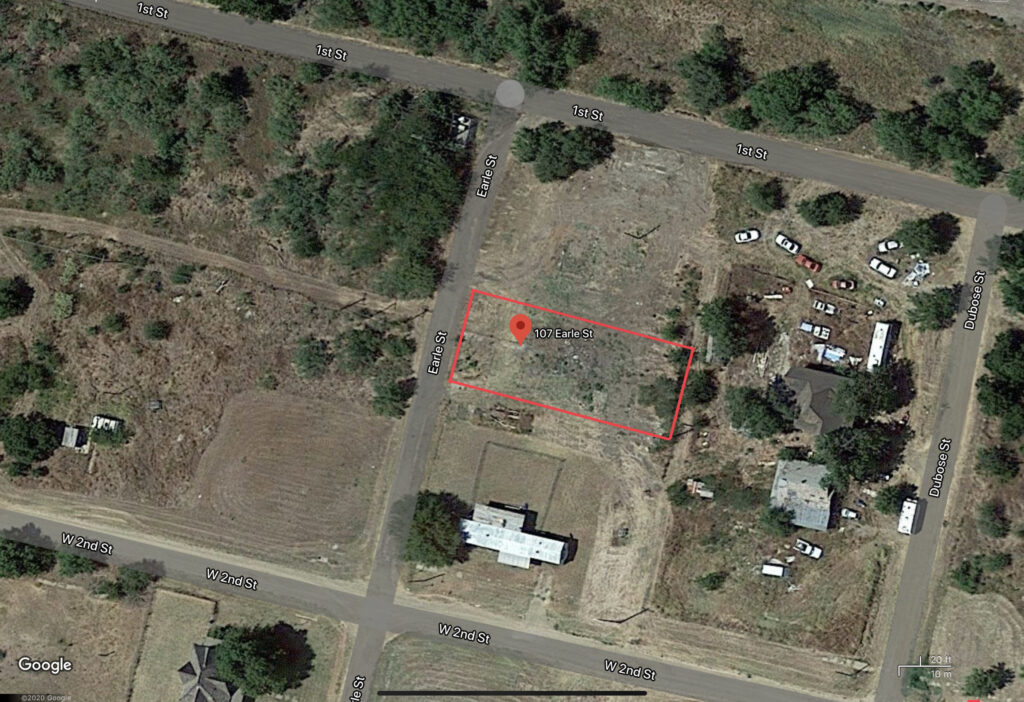 Residential vacant land near downtown Quanah, TX. 8,625 sq.ft. LAND