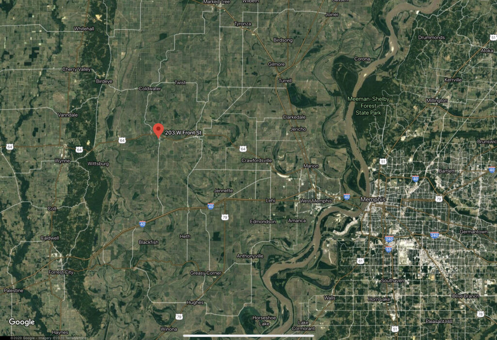 Big Residential land lot Parkin, Arkansas .21 Acres LAND IS HOME