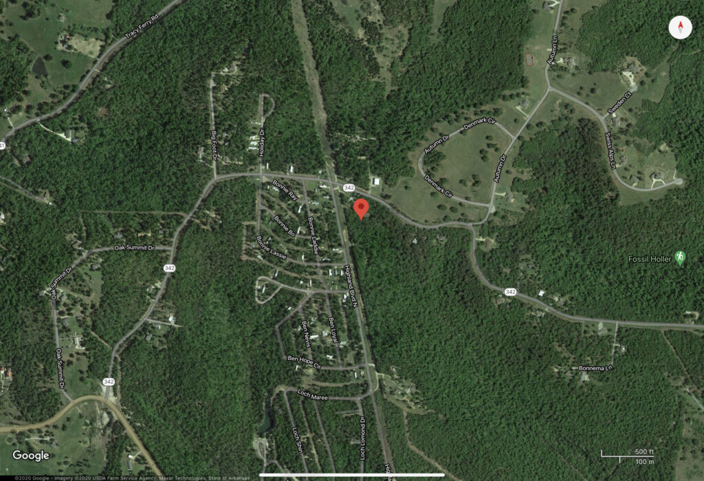 Mobile Home land , Briarcliff , Arkansas .19 Acres LAND IS HOME