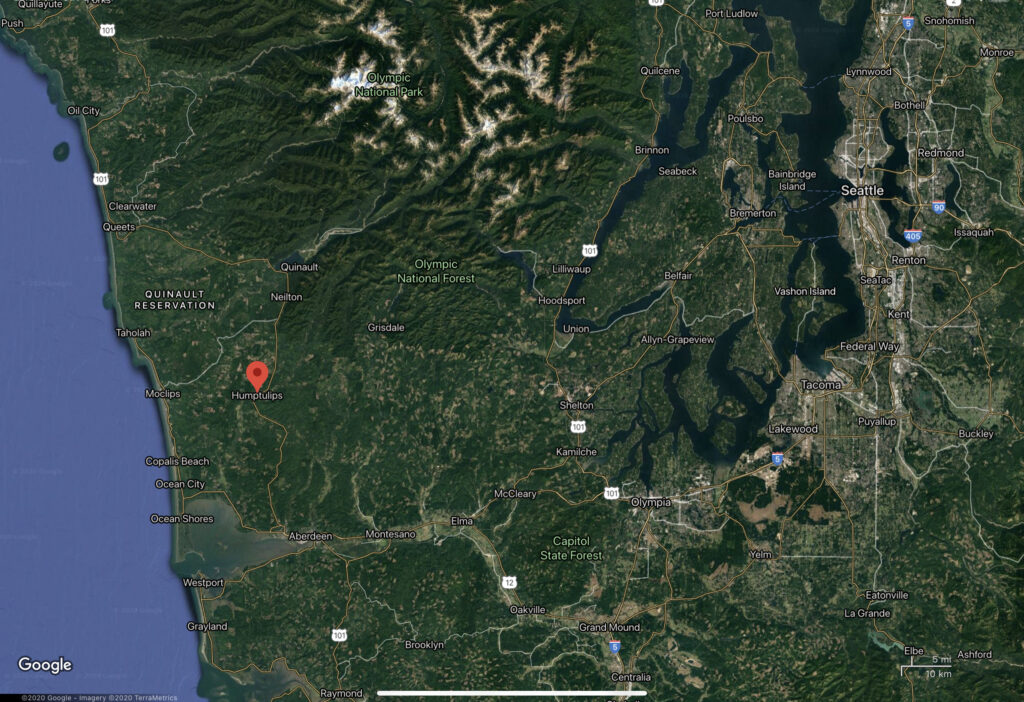 Small Residential Land , Humptulips , WA. 643 sq.ft. LAND IS HOME