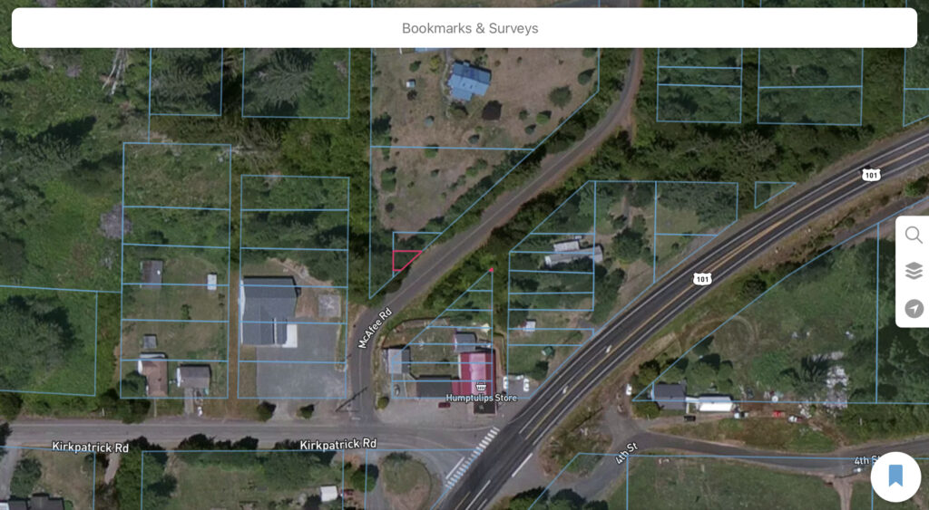 Small Residential Land , Humptulips , WA. 643 sq.ft. LAND IS HOME