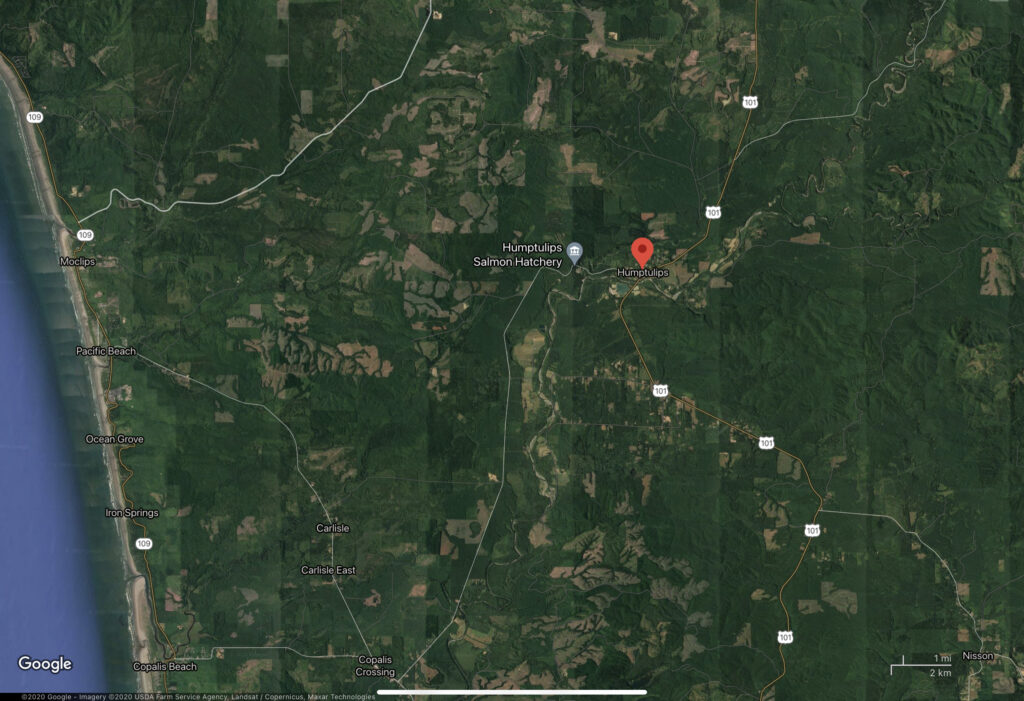 Small Residential Land , Humptulips , WA. 643 sq.ft. LAND IS HOME