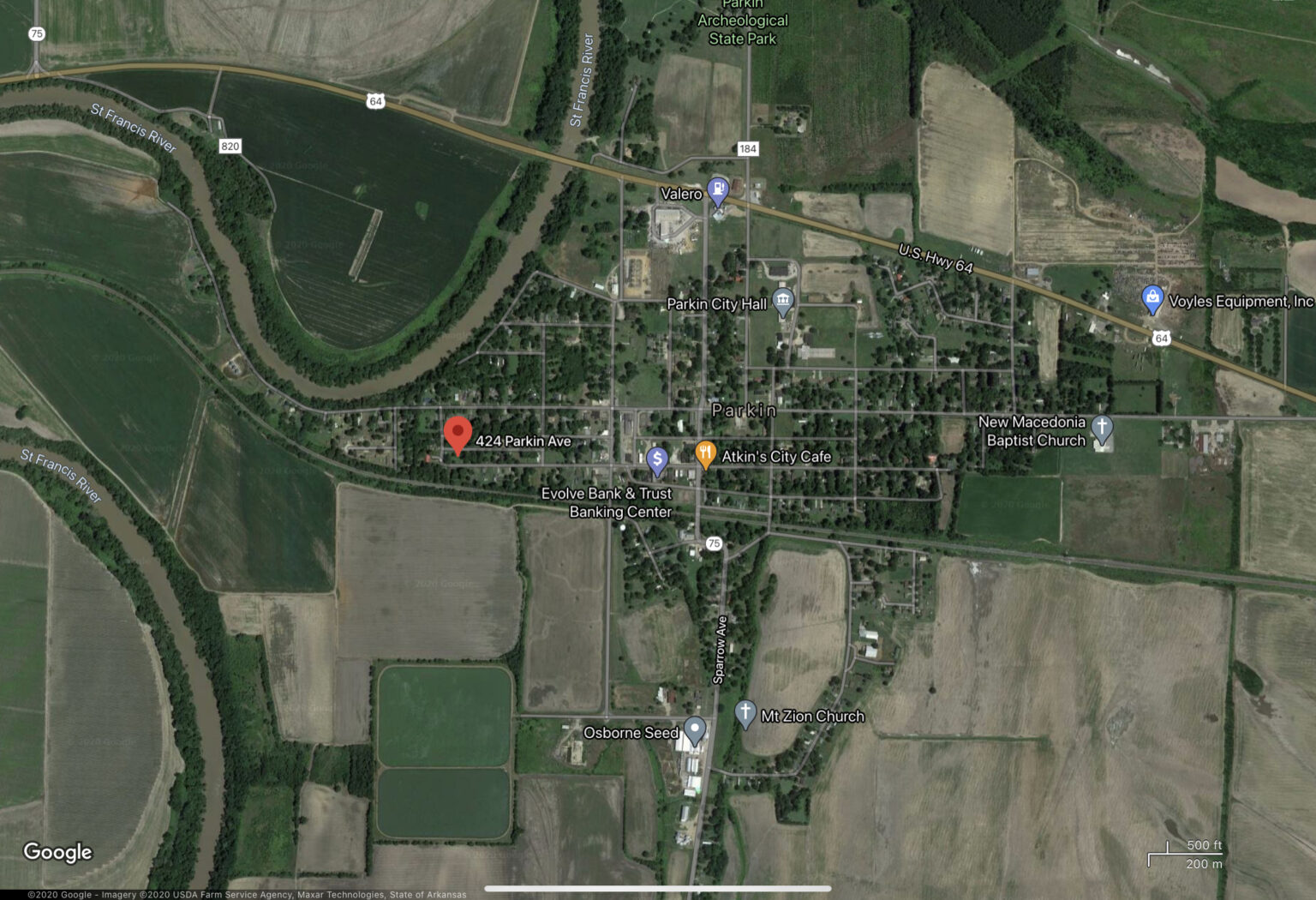 Nice Residential Lot Parkin , Arkansas 3,277 sq.ft. LAND IS HOME