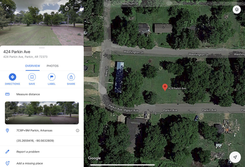 Nice Residential Lot Parkin , Arkansas 3,277 sq.ft. LAND IS HOME