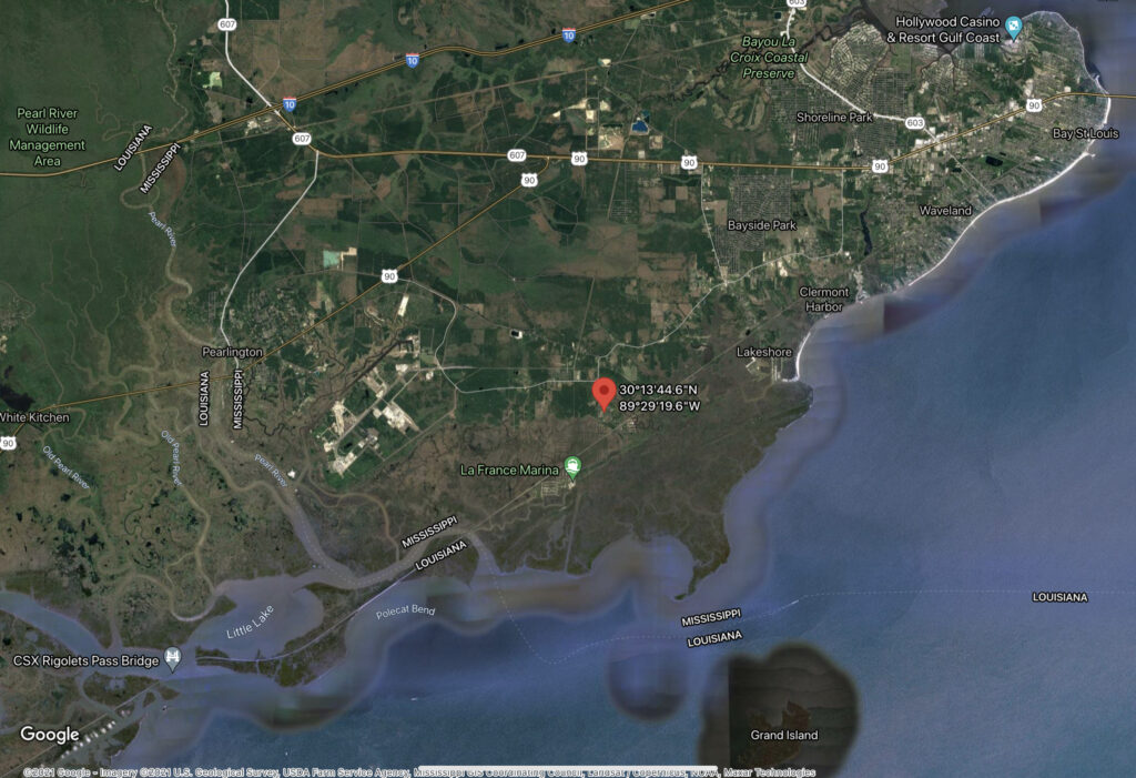 4 Off Grid Land Lots near the Gulf, Ansley, MS. 10,616 sq.ft. LAND