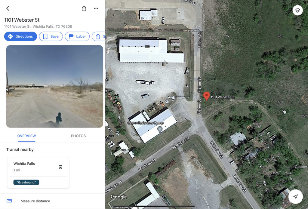 Small Industrial Lot , Wichita Falls , Tx. - 1,542 sq.ft. - LAND IS HOME