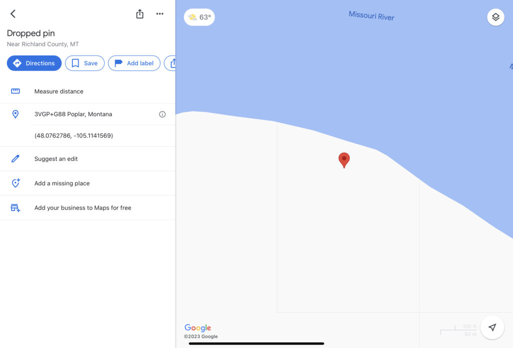 Water Front Shared Land , Poplar , MT. 20 Acres LAND IS HOME