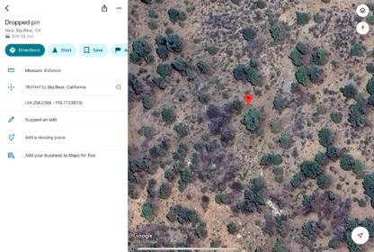 Small Off Grid Land - Big Bear , CA. - 2,500 sq.ft. - Image 7