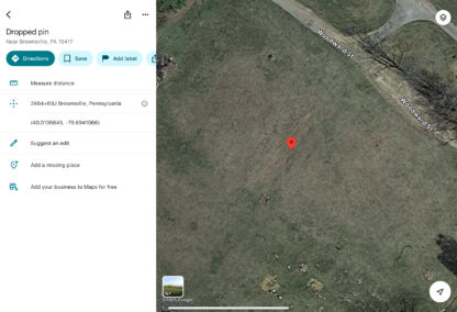 2 Conservation Lots - Brownsville , PA. - 12,500 sq.ft. - Image 14