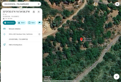 Undeveloped Land - Julian , California - 3,484 sq.ft. - Image 2