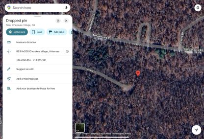 Double Land Lot - Cherokee Village , AR. - 25,264 sq.ft. - Image 4