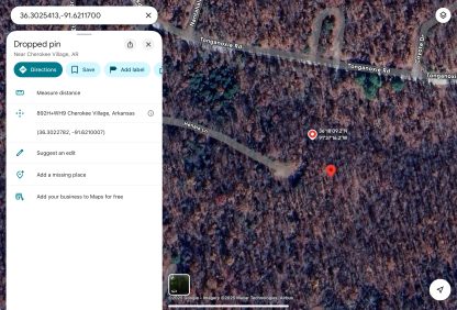 Double Land Lot - Cherokee Village , AR. - 25,264 sq.ft. - Image 15