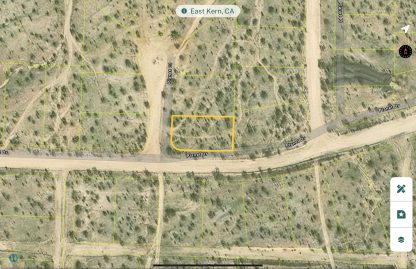 Corner Lot - California City , CA. - 8,276 sq.ft.